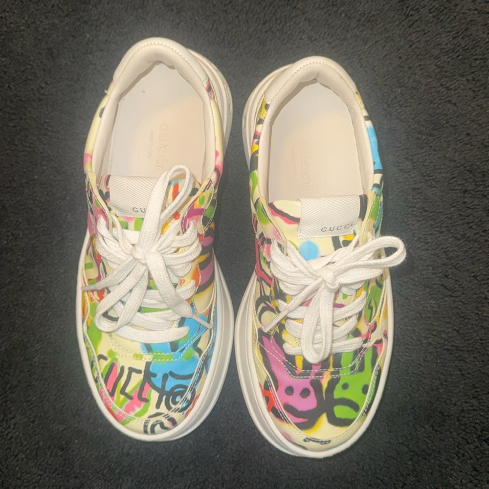 Gucci Platform Trainer 'Year of the Rabbit - Graffiti Print'